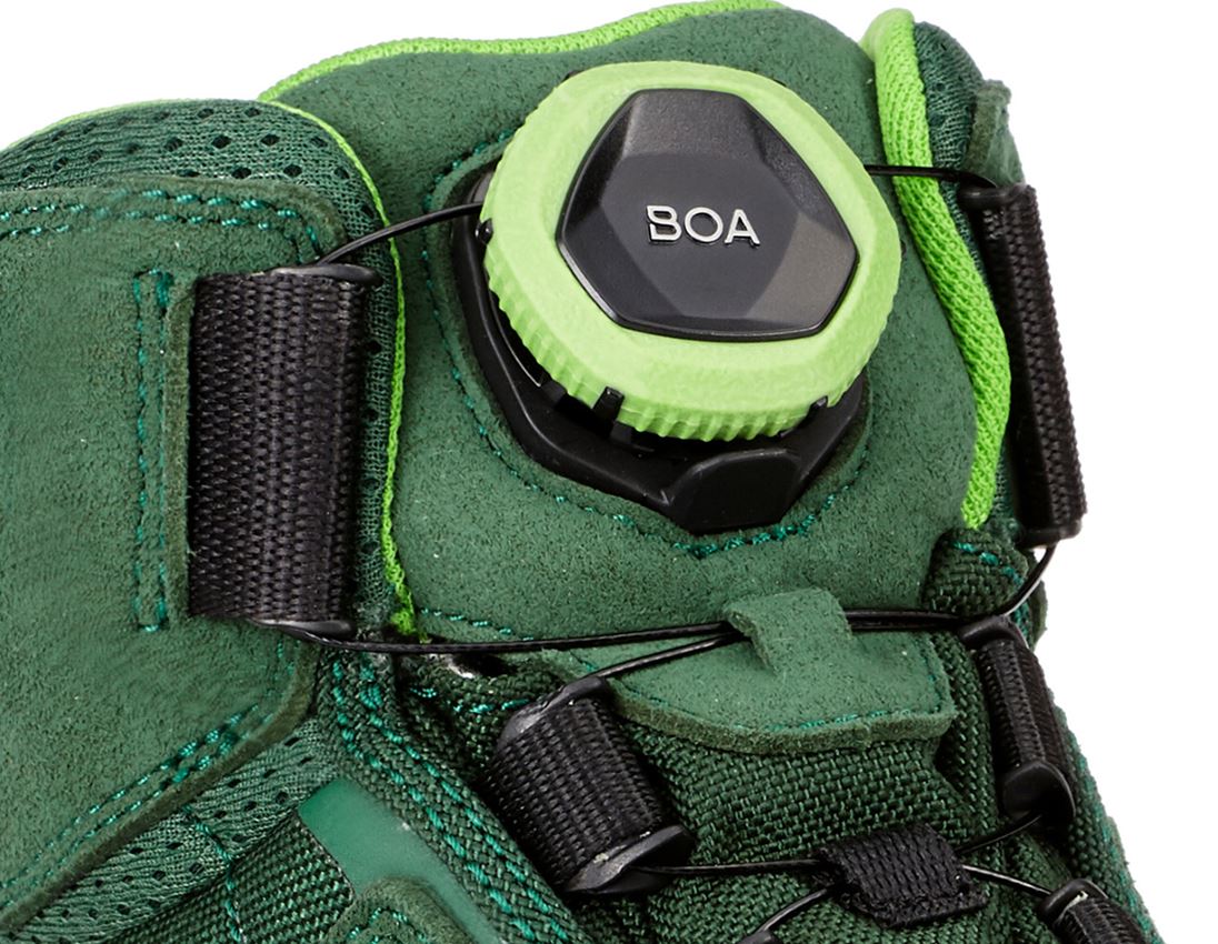 S3: S3 Safety boots e.s. Kastra II mid + green/seagreen 1