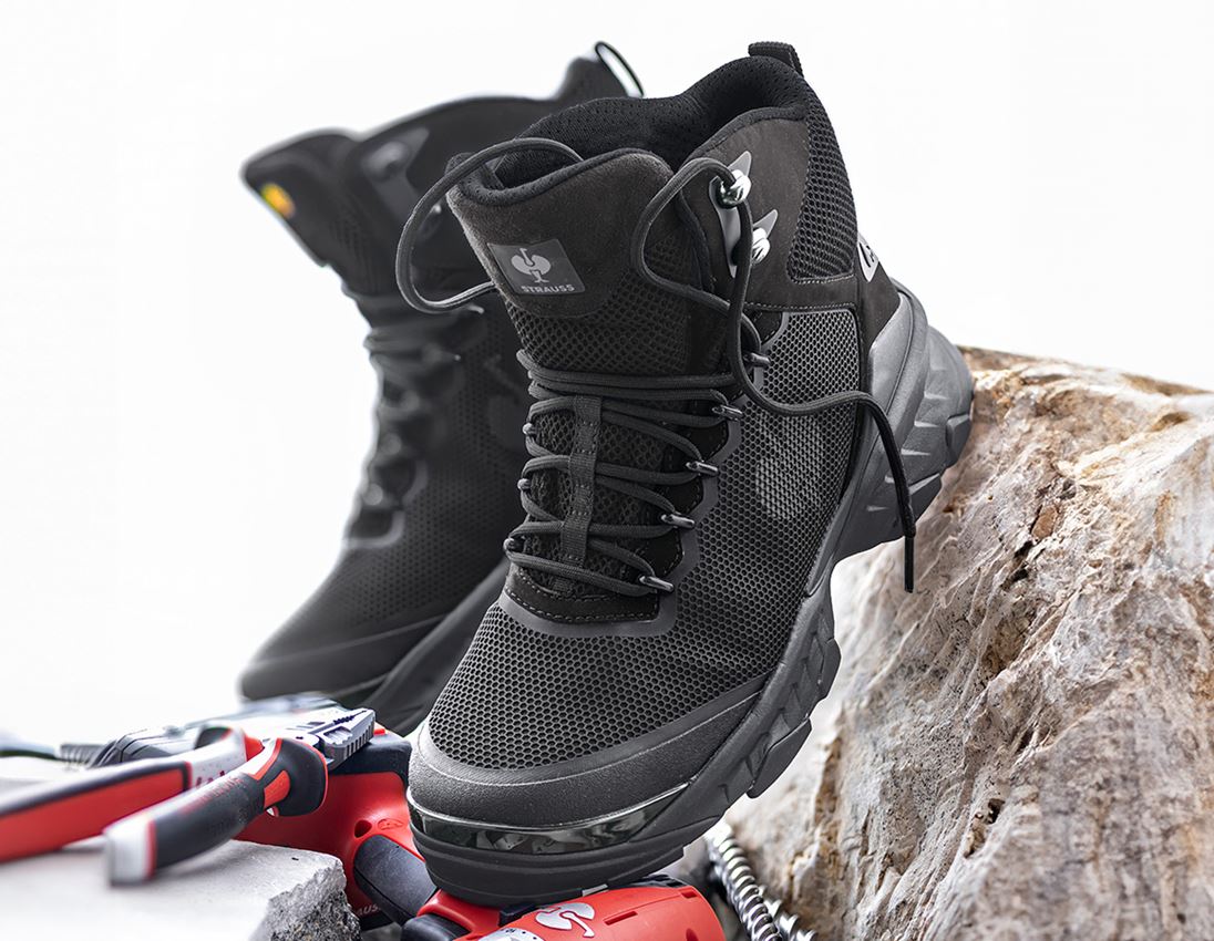 S7: S7S Safety boots e.s. Bozen mid + black 1