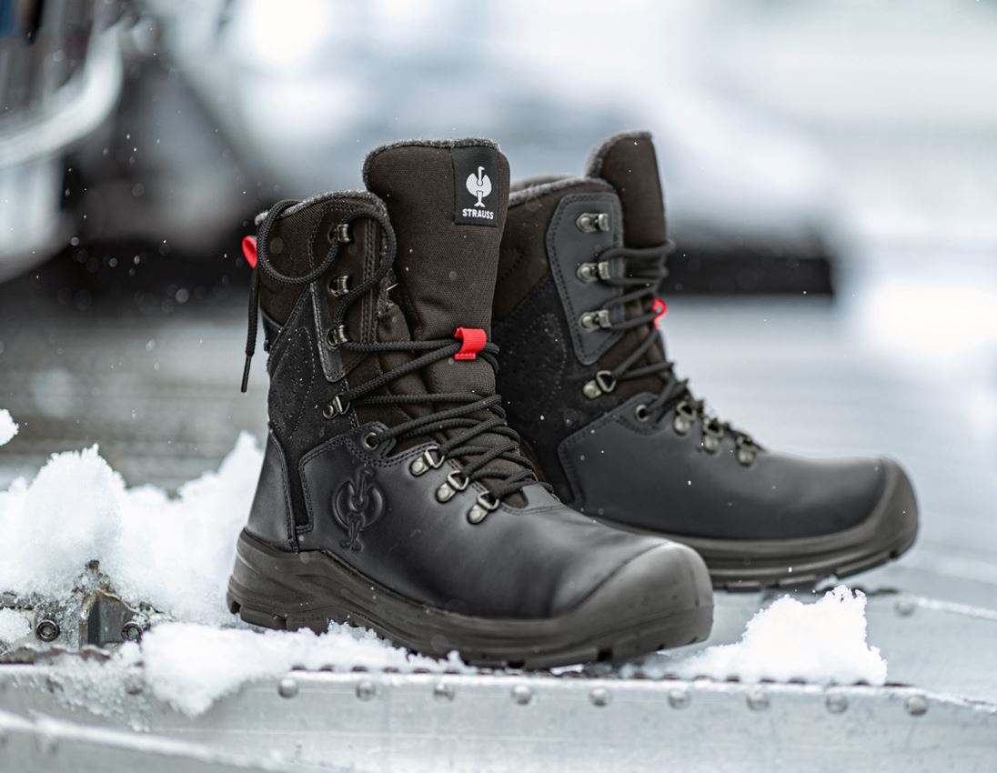 Footwear: S7 Safety boots e.s. Innsbruck mid + black