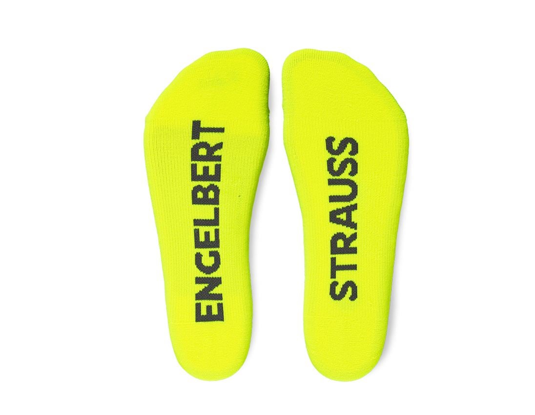 Clothing: e.s. All-season socks function light/low + high-vis yellow/anthracite 2