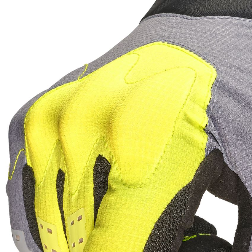 Topics: Gloves e.s.trail, light + acid yellow/basaltgrey/black 2