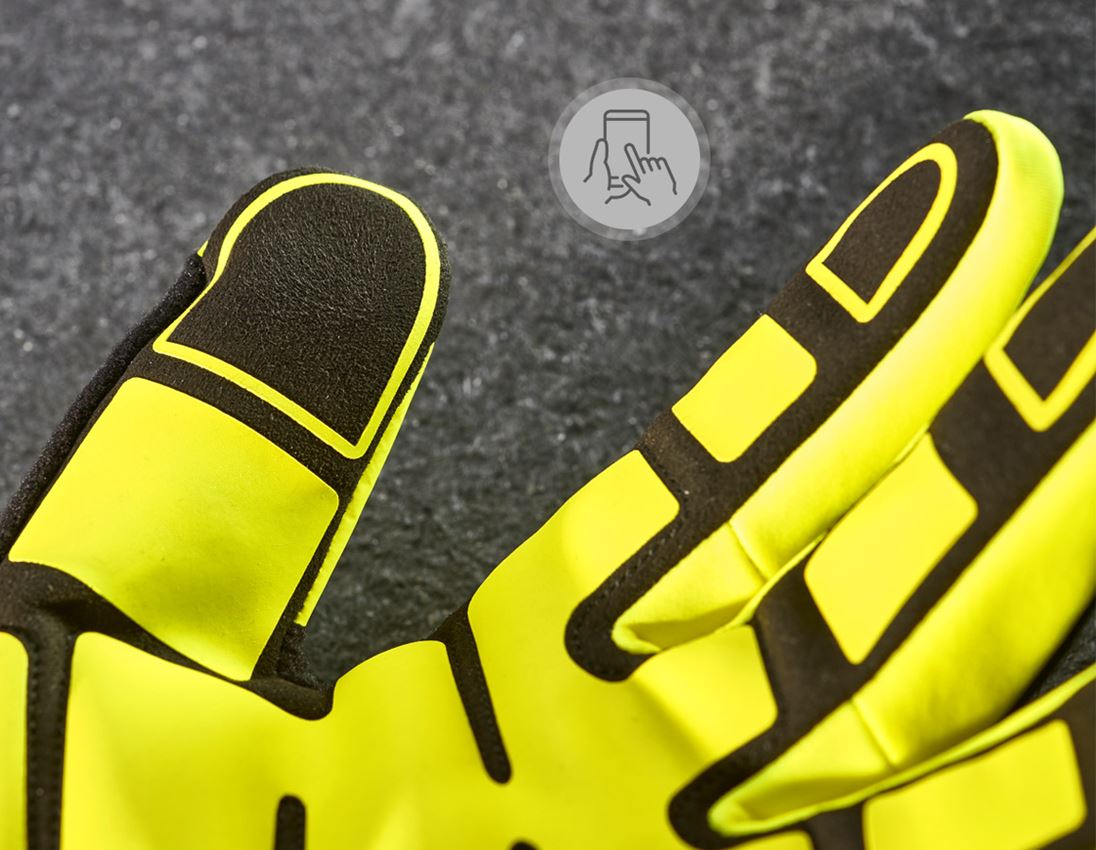 Topics: Gloves e.s.trail winter + black/acid yellow 2