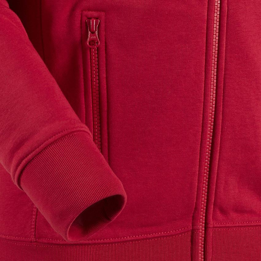 Plumbers / Installers: e.s. Sweat jacket poly cotton + red 2