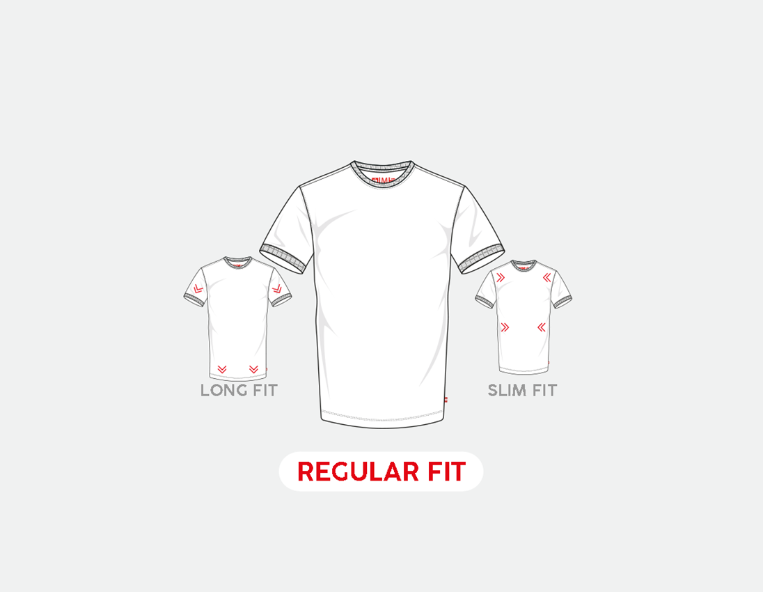 Shirts, Pullover & more: e.s. T-shirt cotton stretch + white 2