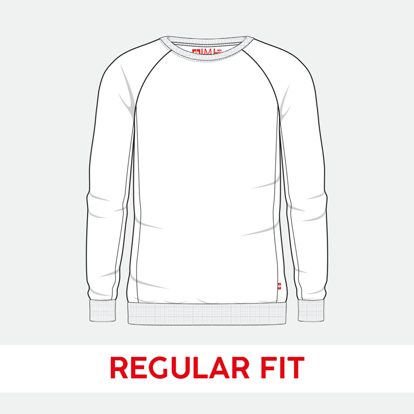 Shirts, Pullover & more: e.s. Sweatshirt cotton stretch + white 2