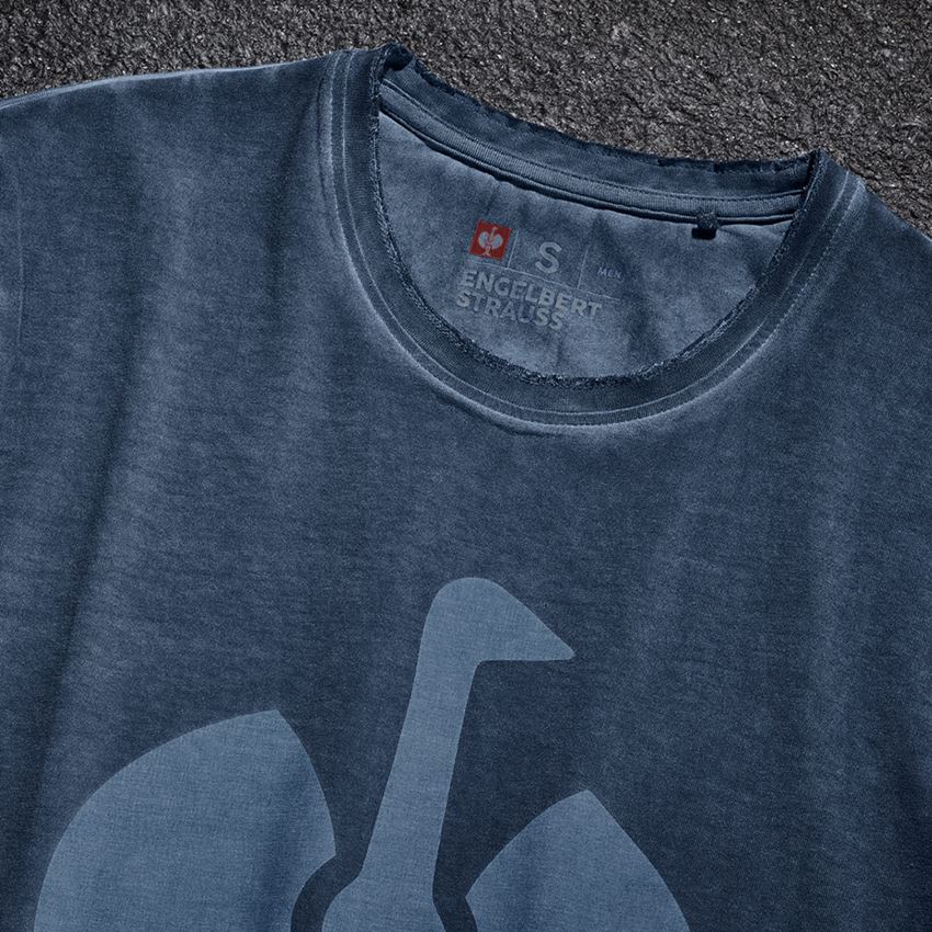 Shirts, Pullover & more: T-Shirt e.s.motion ten ostrich + slateblue vintage 2