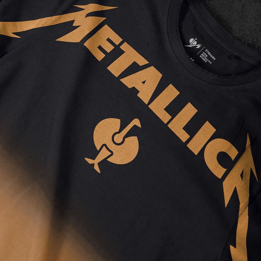 Collaborations: Metallica cotton tee + black/rust 2