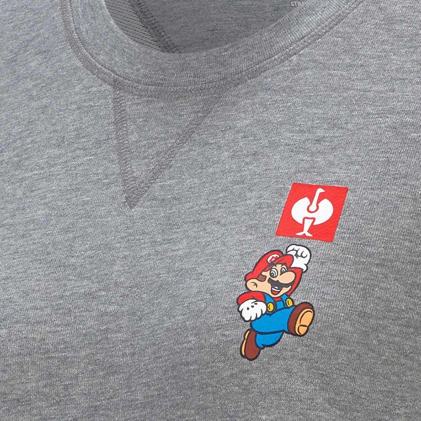 Collaborations: Super Mario Sweatshirt, ladies' + grey melange 2