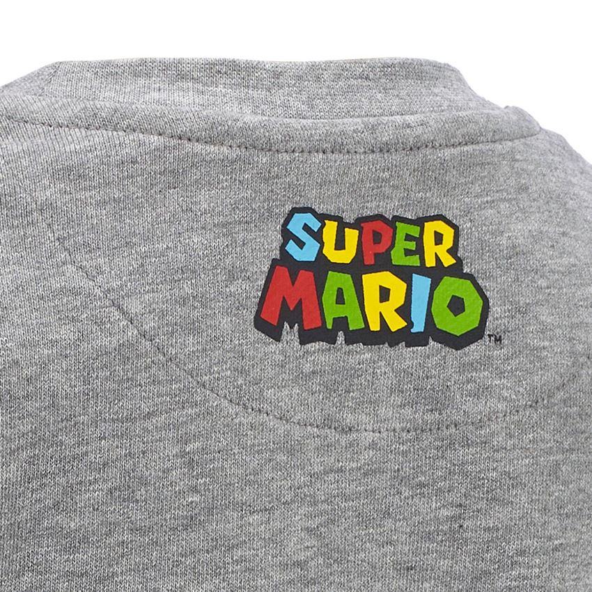 Shirts, Pullover & more: Super Mario Sweatshirt, children's + grey melange 2