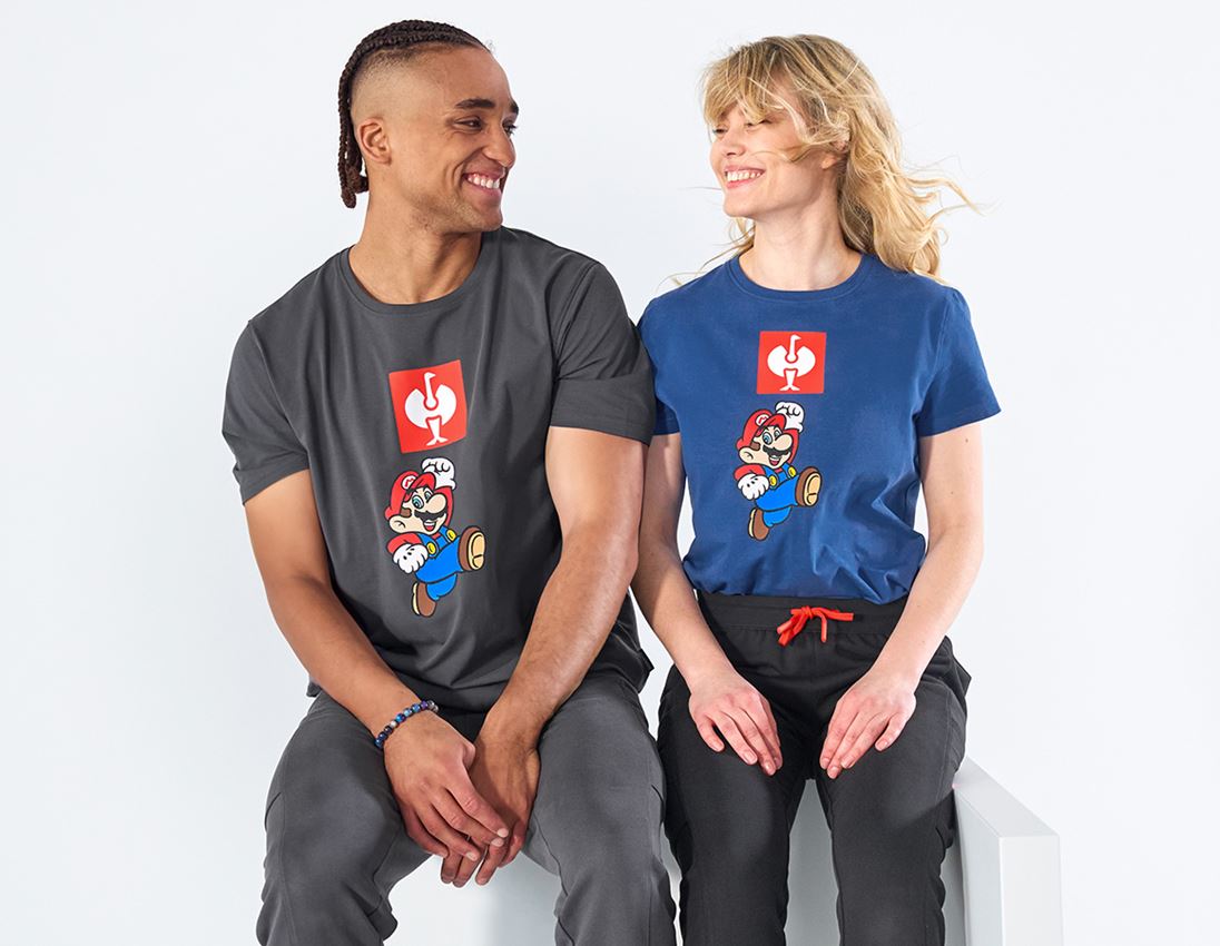 Collaborations: Super Mario T-Shirt, men's + anthracite 1