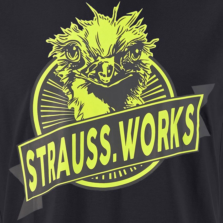 Shirts, Pullover & more: e.s. T-shirt strauss works + black/high-vis yellow 2