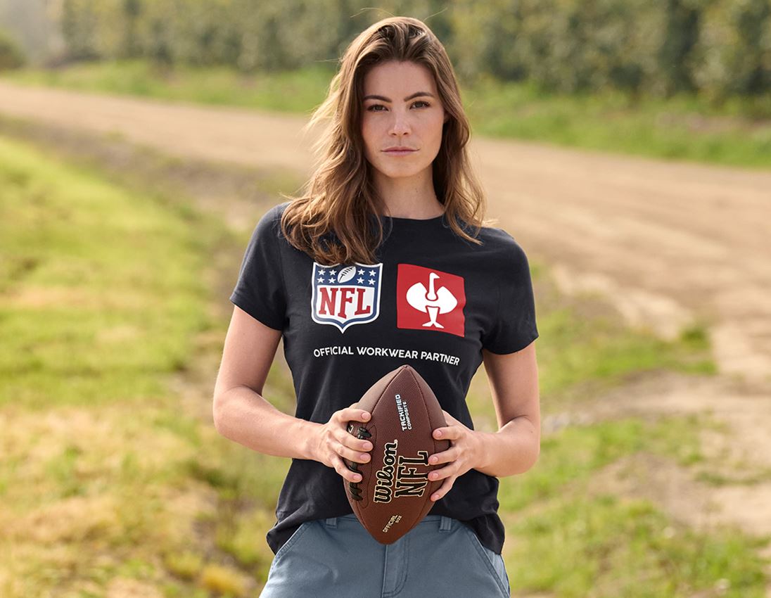 Collaborations: NFL T-Shirt cotton, ladies + black 2