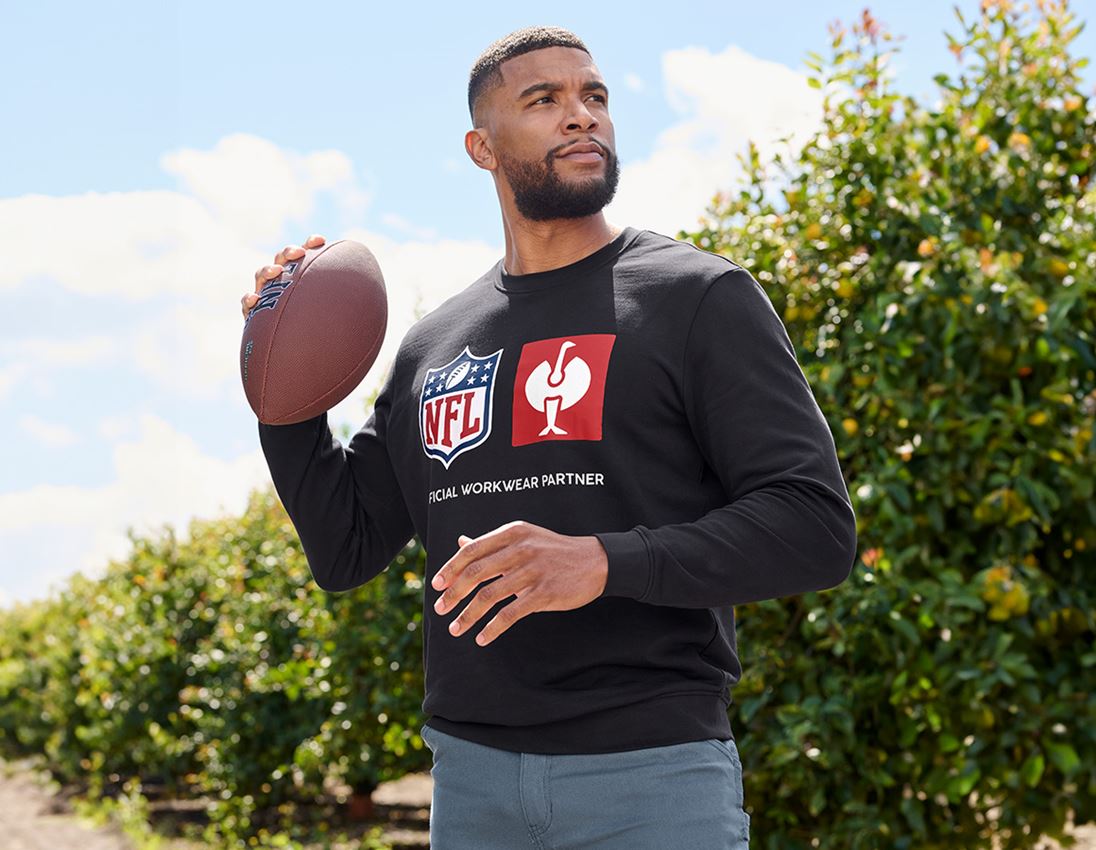 Collaborations: NFL Sweatshirt cotton + black