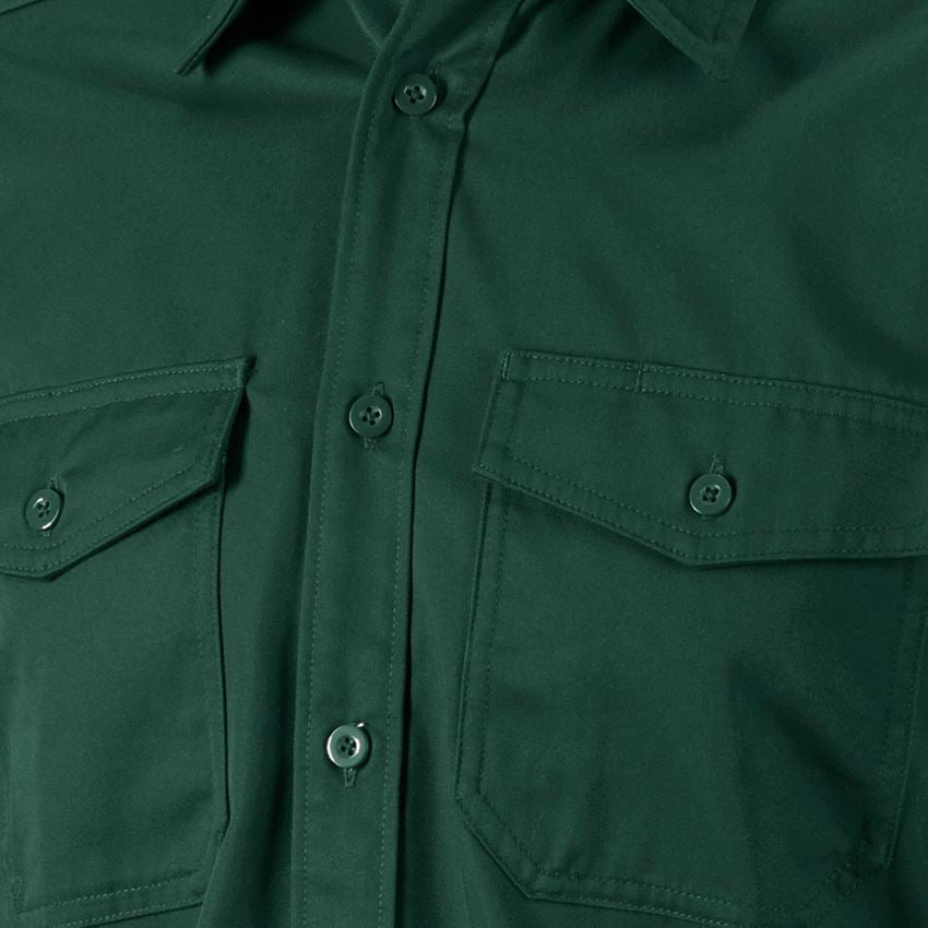 Topics: Work shirt e.s.classic, long sleeve + green 2