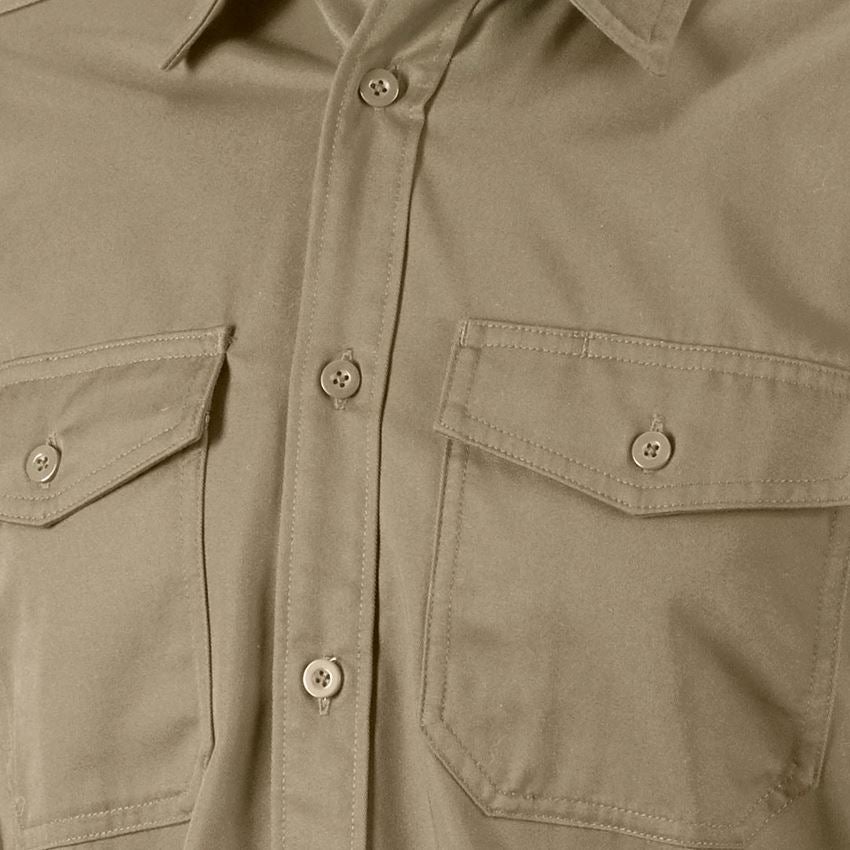 Shirts, Pullover & more: Work shirt e.s.classic, long sleeve + khaki 2
