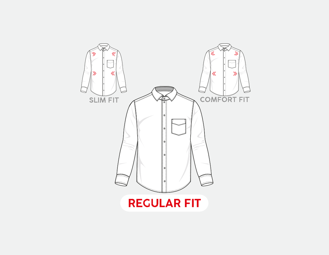 Shirts, Pullover & more: e.s. Business shirt cotton stretch, regular fit + mistygrey checked 2