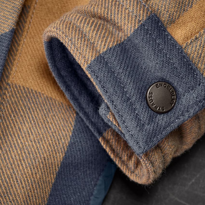 Shirts, Pullover & more: Allseason check shirt e.s.iconic, children's + almondbrown/oxidblue 2