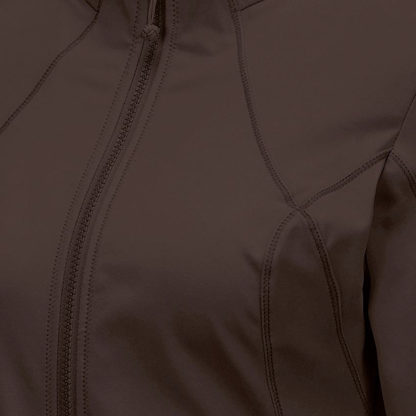 Topics: e.s. Functional sweat jacket solid, ladies' + chestnut 2