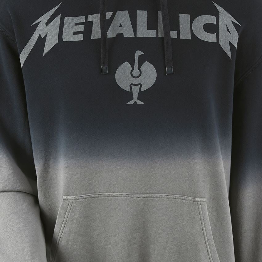 Collaborations: Metallica cotton hoodie, men + black/granite 2
