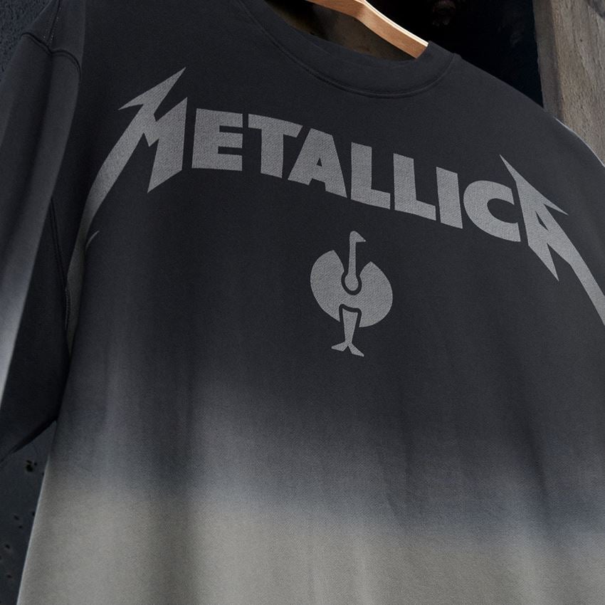 Shirts, Pullover & more: Metallica cotton sweatshirt + black/granite 2