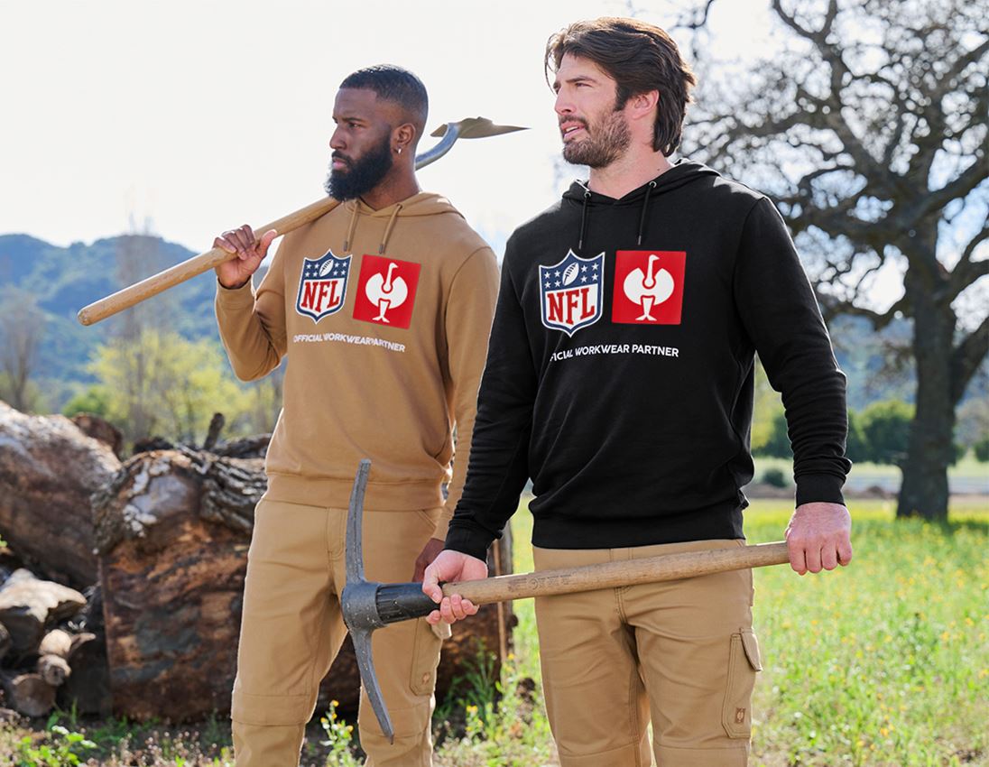 Collaborations: NFL Hoodie cotton + black 1