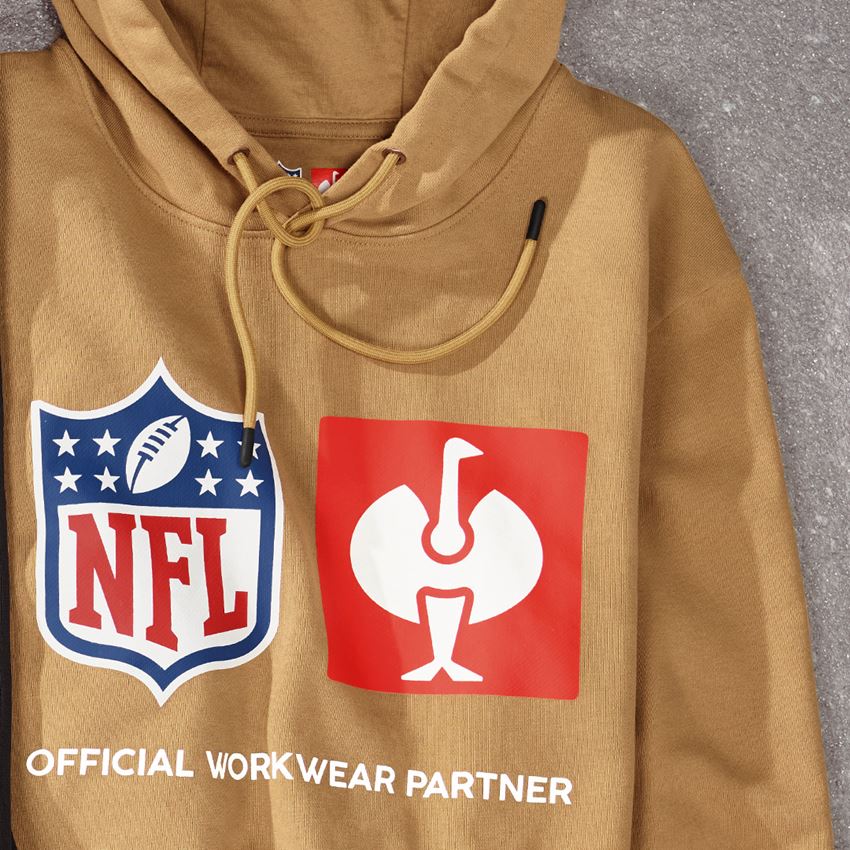 Collaborations: NFL Hoodie cotton + almondbrown 2