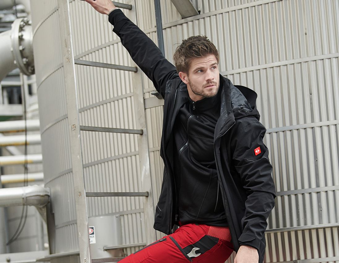Joiners / Carpenters: 3 in 1 functional jacket e.s.vision, men's + black 1