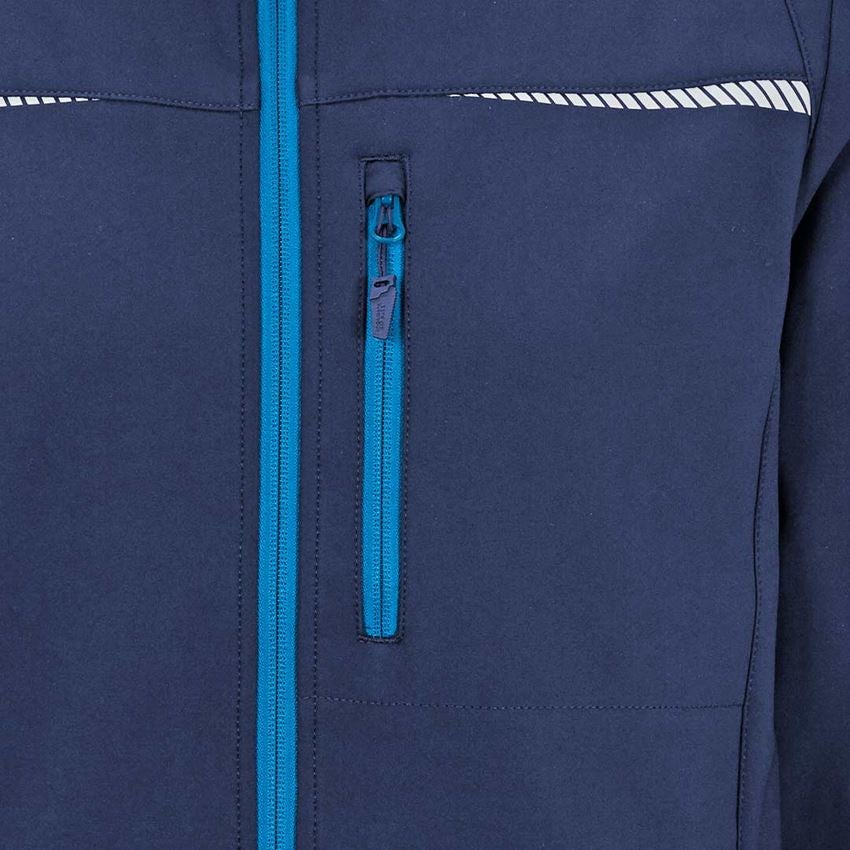 Plumbers / Installers: Softshell jacket e.s.motion 2020 + navy/atoll 2