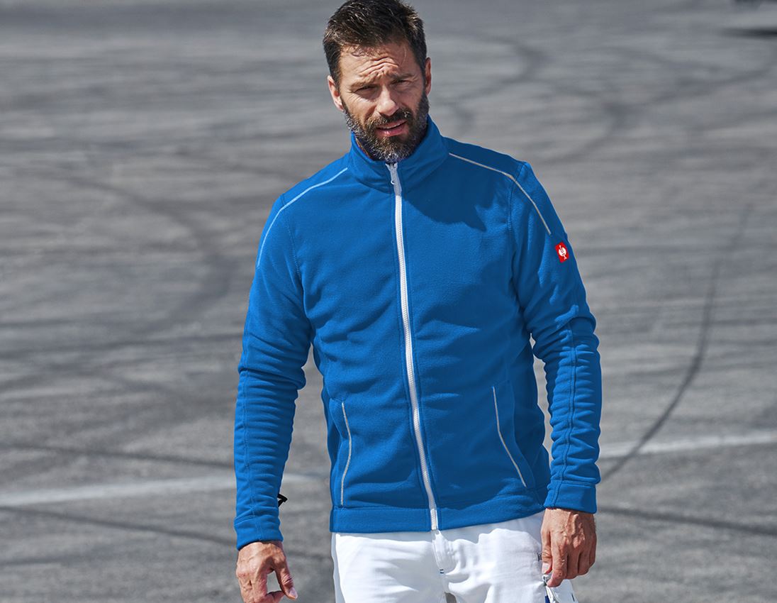Work Jackets: 3 in 1 functional jacket e.s.motion 2020, men's + white/gentianblue 1