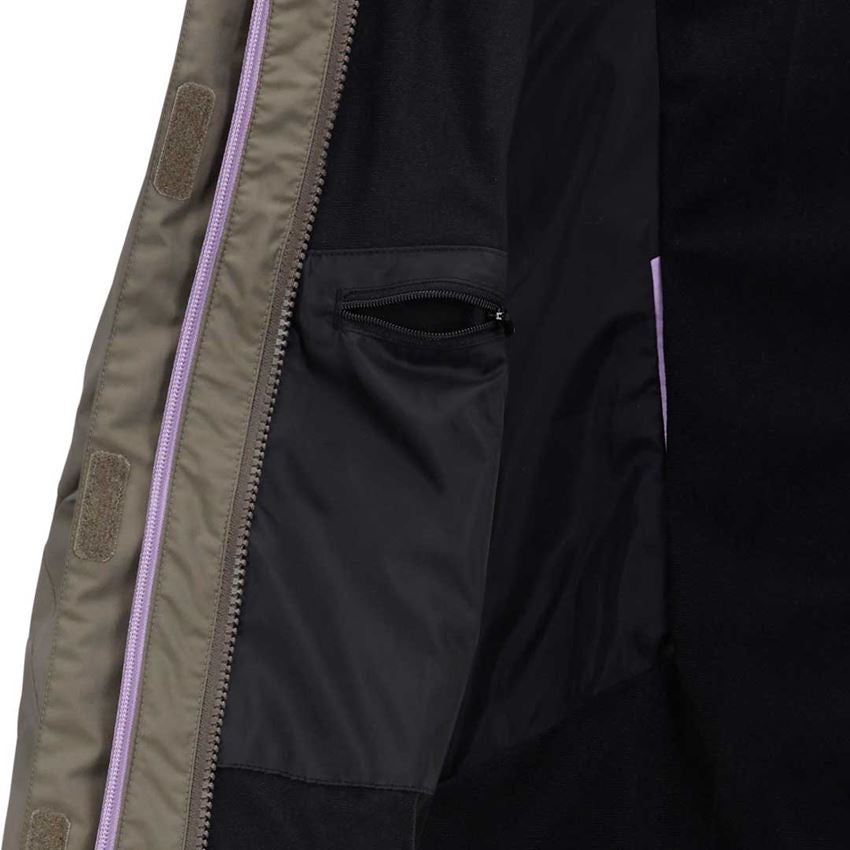 Plumbers / Installers: 3 in 1 functional jacket e.s.motion 2020, ladies' + stone/lavender 2
