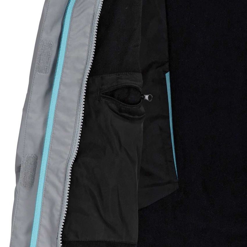 Plumbers / Installers: 3 in 1 functional jacket e.s.motion 2020, ladies' + platinum/capri 2