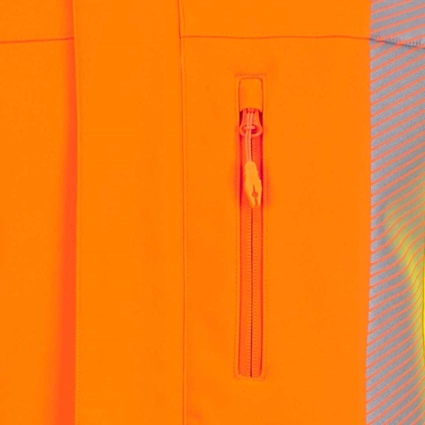 Cold: High-vis winter softshell jacket e.s.motion 2020 + high-vis orange/high-vis yellow 2