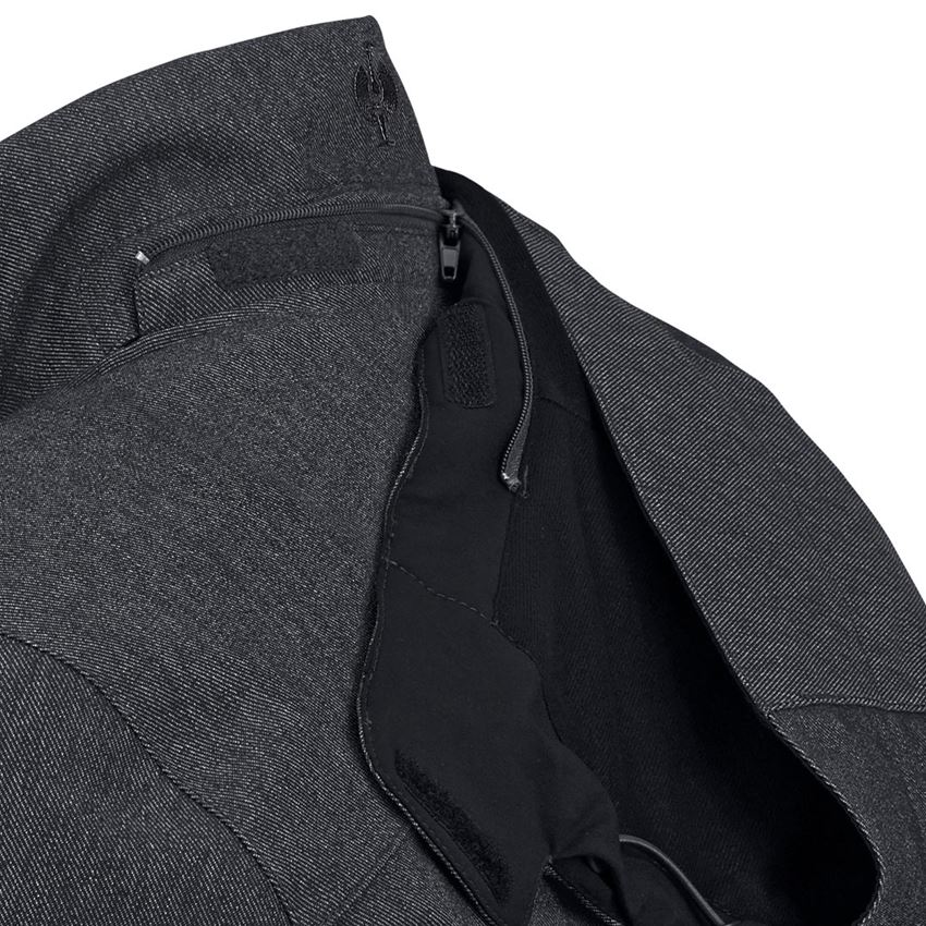 Work Jackets: Functional jacket e.s.motion denim, ladies' + graphite 2