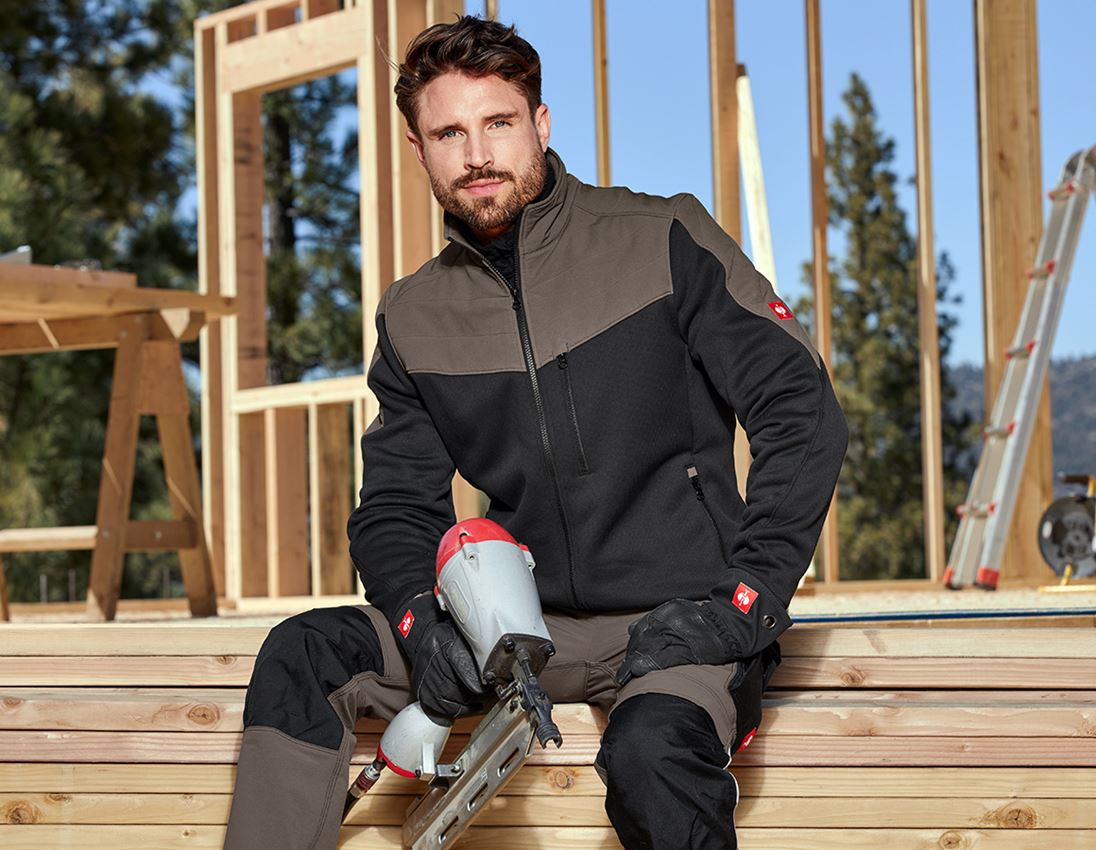 Joiners / Carpenters: Jacket thermaflor e.s.dynashield + black/stone 1
