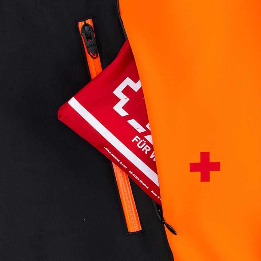 Work Jackets: Forestry jacket e.s.vision summer + high-vis orange/black 2