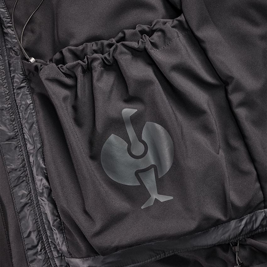 Work Jackets: 3 in 1 functional jacket e.s.trail snow + black 2