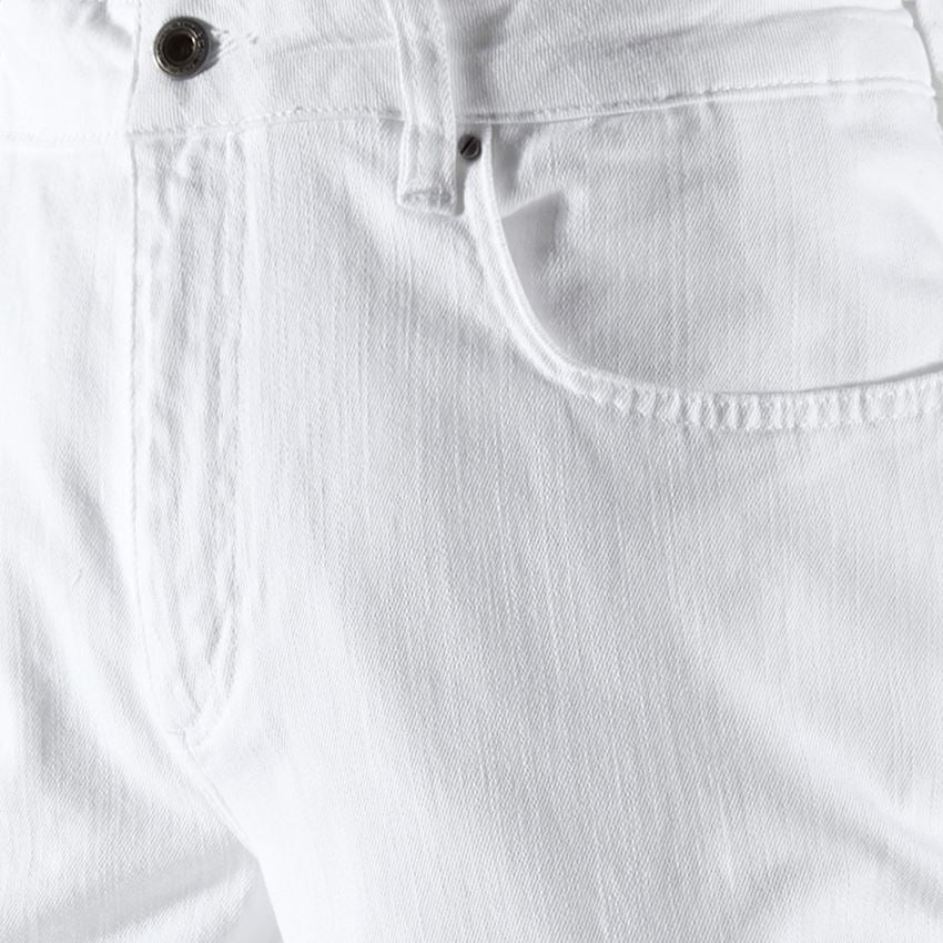 Work Trousers: e.s. 7-pocket jeans + white 2