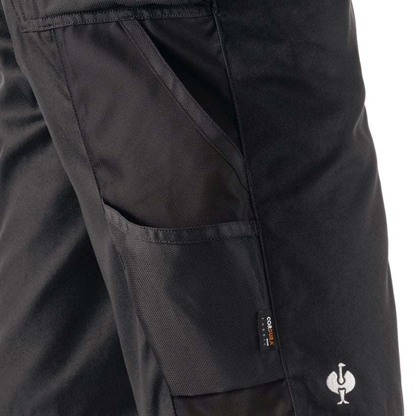 Work Trousers: Shorts e.s.motion + black 2