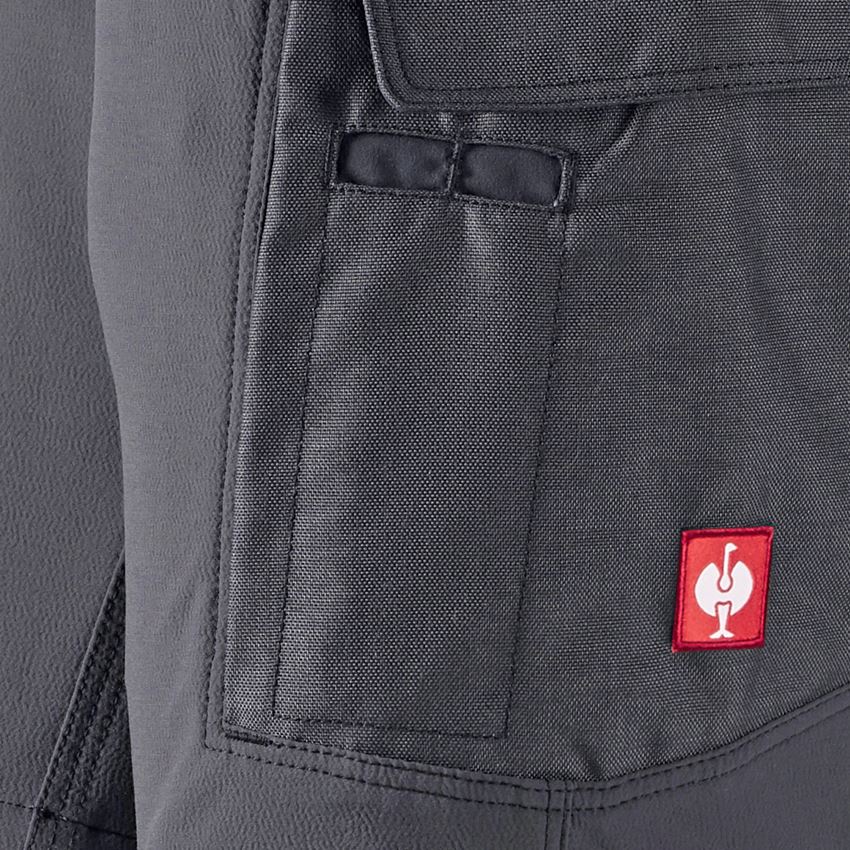 Work Trousers: Functional short e.s.dynashield solid, ladies' + anthracite 2