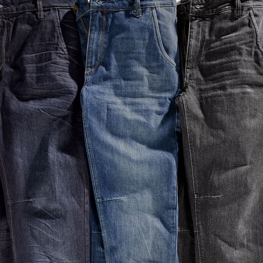 Plumbers / Installers: e.s. 5-pocket jeans POWERdenim + blackwashed 2