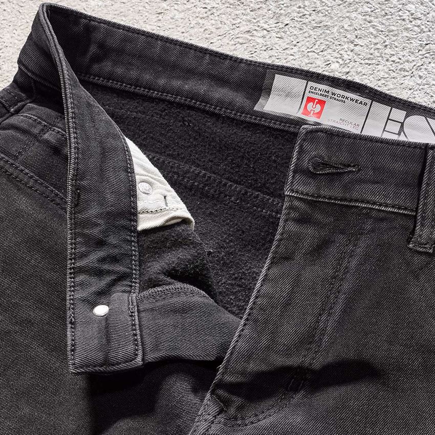 Topics: e.s. Winter 5-Pocket stretch jeans + blackwashed 2
