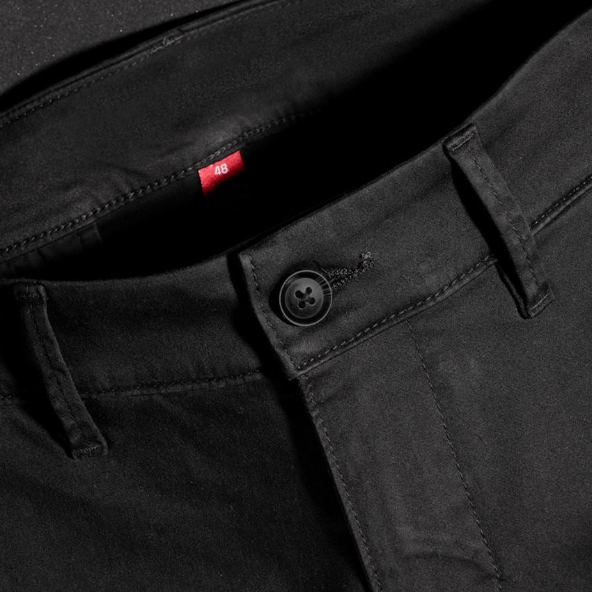 Topics: e.s. 5-pocket work trousers Chino + black 2