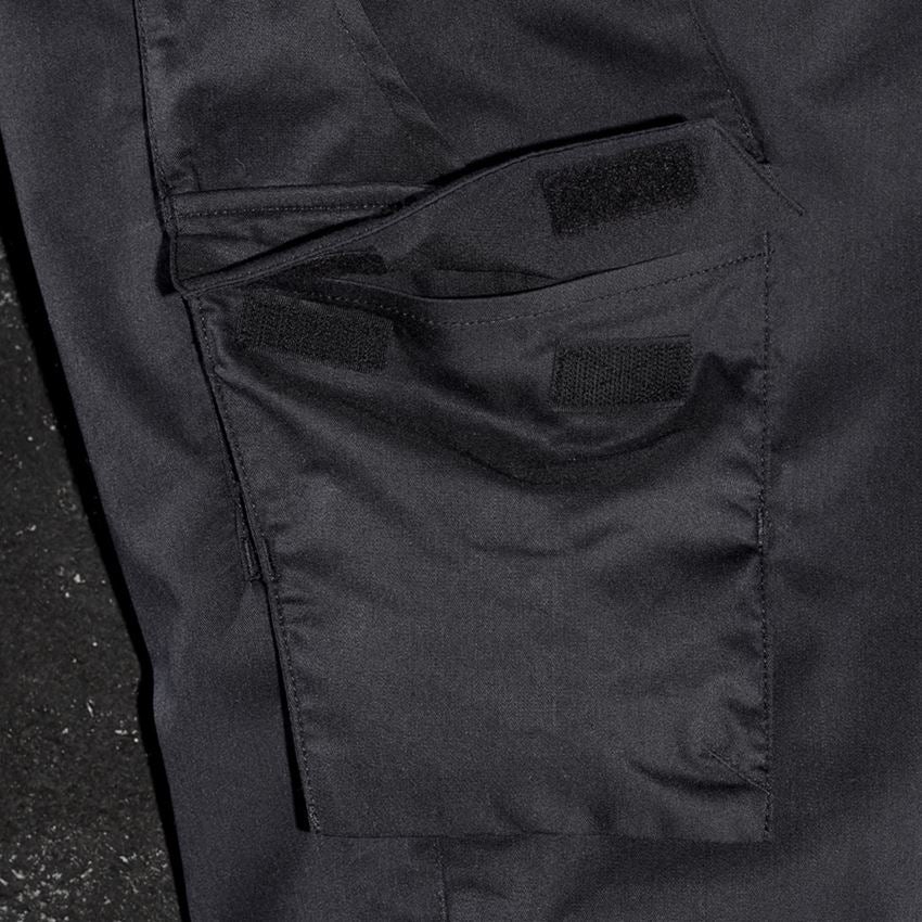 Topics: Cargo trousers e.s.trail + black/lapisturquoise 2
