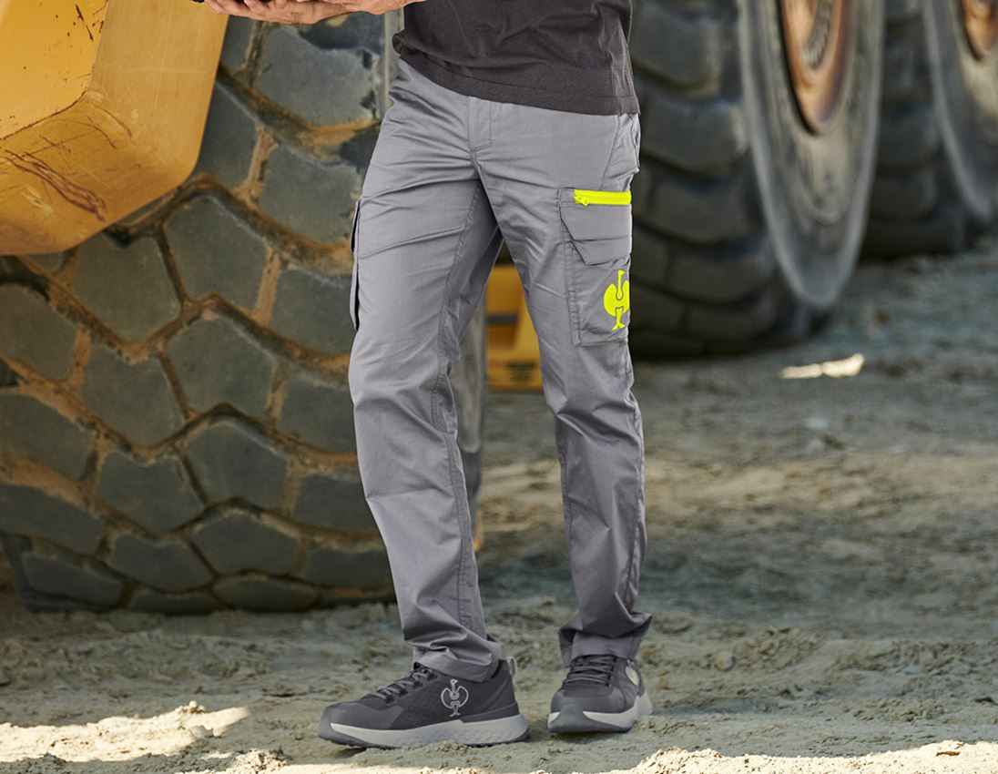 Snickers Canvas Trousers Steel Grey 3214