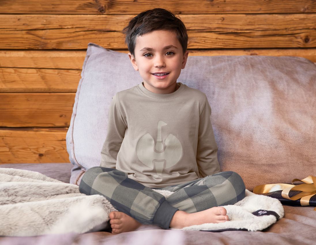Gift Idea: e.s. Pyjama Trousers, children's + dolphingrey/carbongrey 2