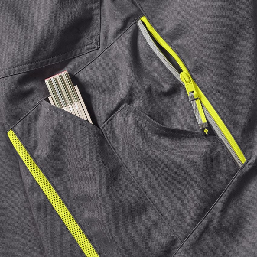 Clothing: Multipocket trousers e.s.ambition + anthracite/high-vis yellow 2