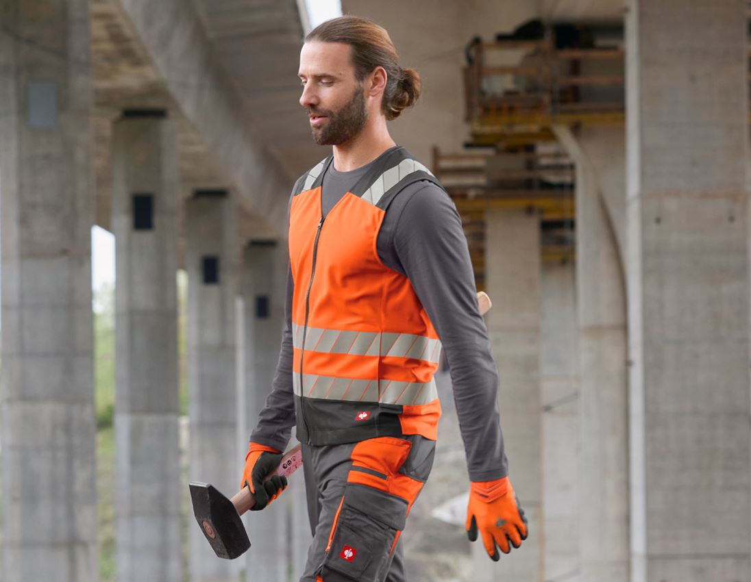 Topics: High-vis bodywarmer e.s.motion 24/7 + high-vis orange/anthracite 1