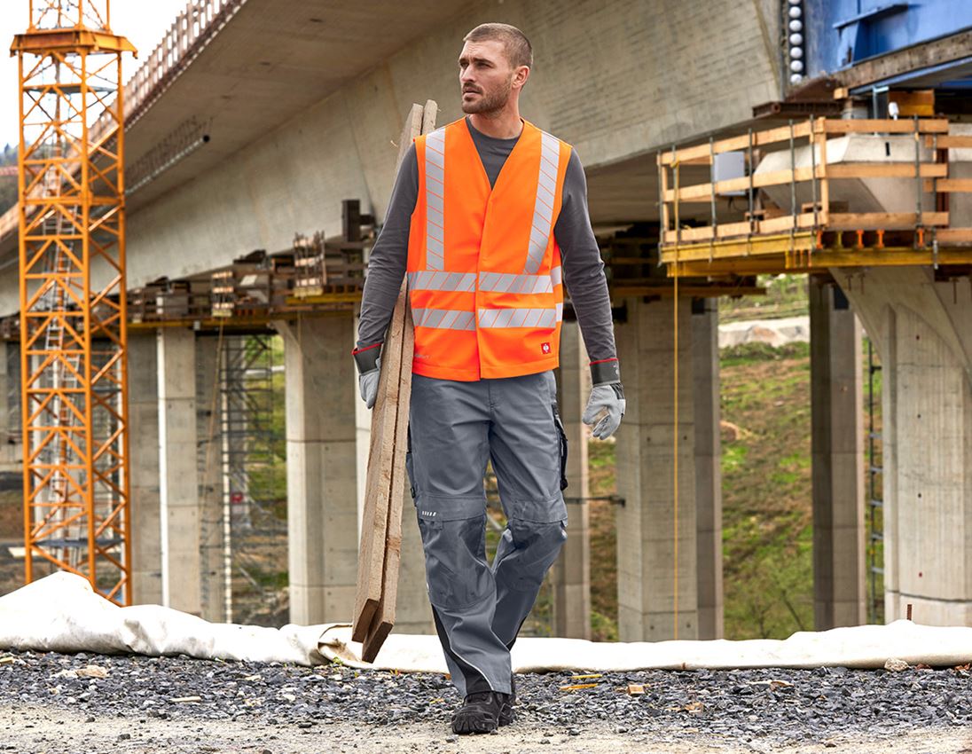 Work Body Warmer: High-vis bodywarmer e.s.motion 24/7 uni + high-vis orange 2