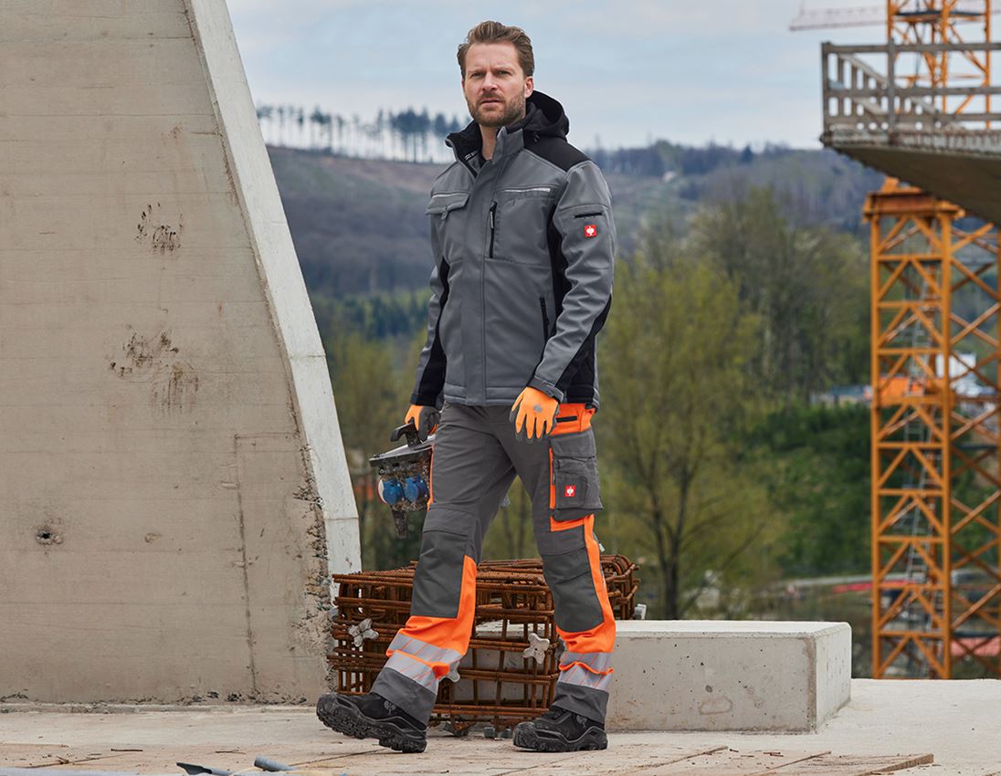 Topics: High-vis trousers e.s.motion 24/7 + anthracite/high-vis orange 5