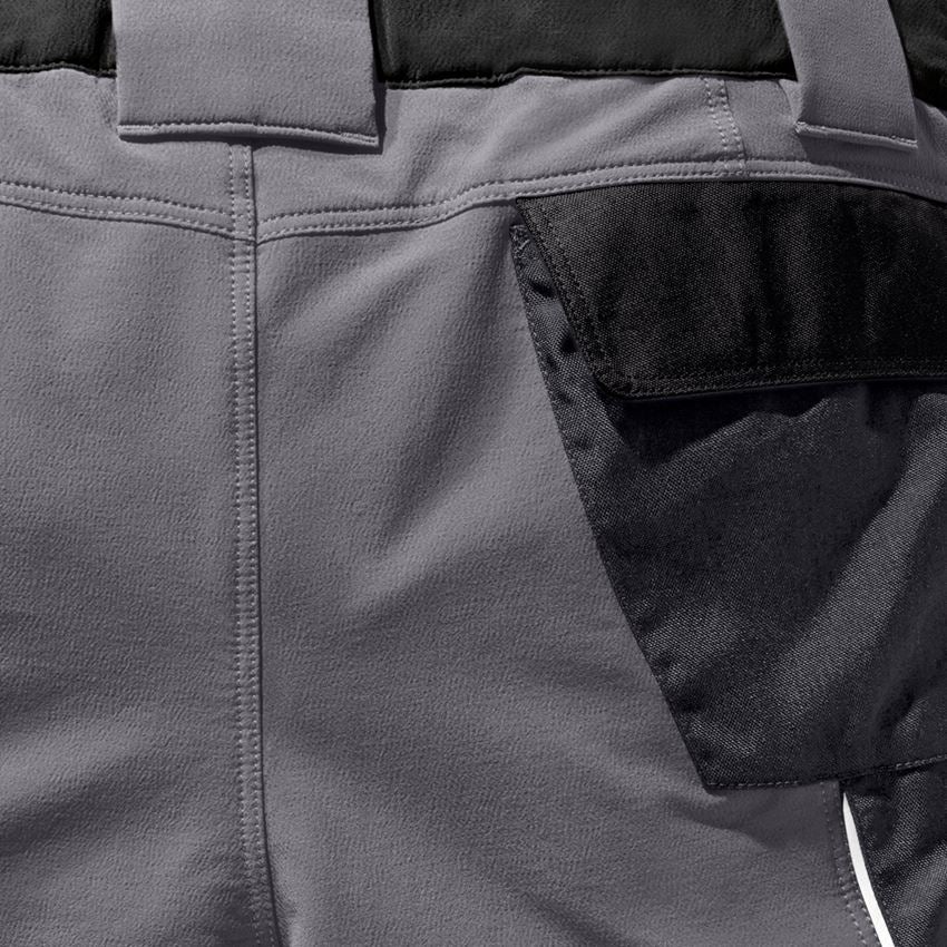 Work Trousers: Functional short e.s.dynashield + cement/black 2